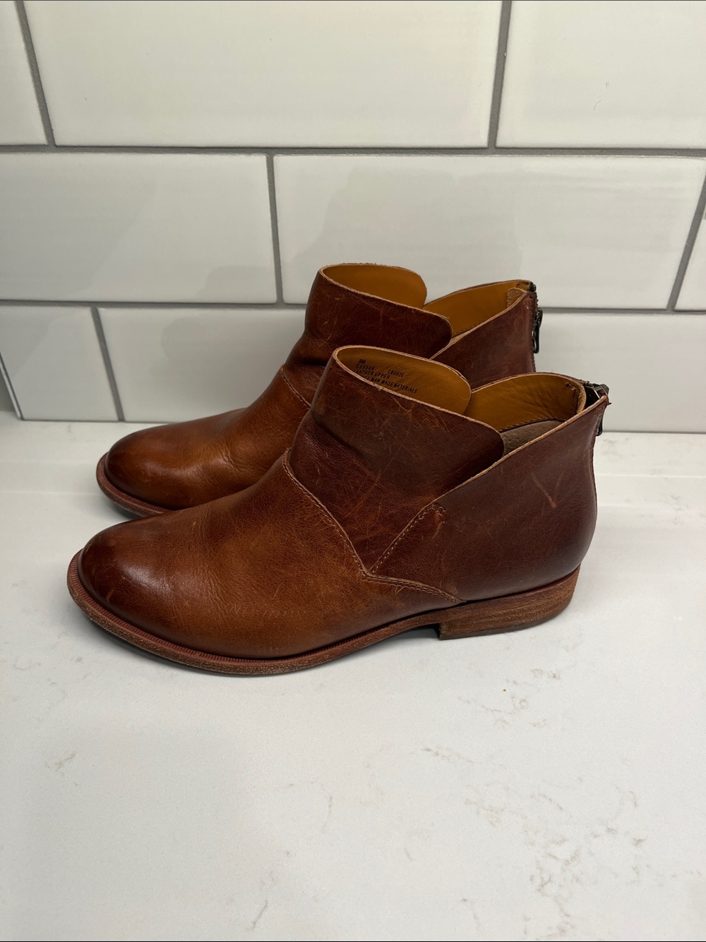 Kork-Ease Women’s Ryder Leather Boots with Rear Zip